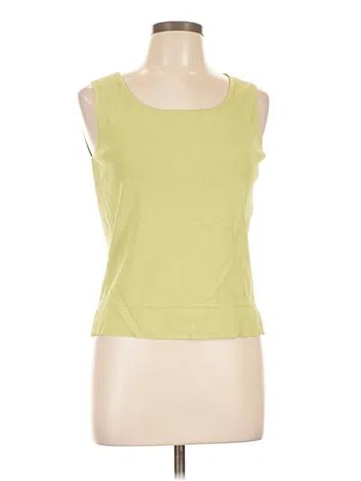 Pre-owned Talbots Sleeveless Top Green Scoop Neck Tops