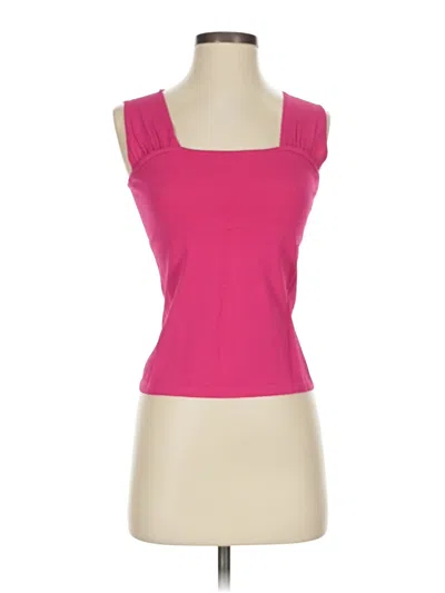 Pre-owned Talbots Sleeveless Top Pink Sweetheart Neckline Tops