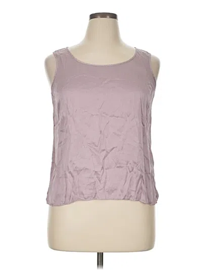 Pre-owned Talbots Sleeveless Top Purple Scoop Neck Tops