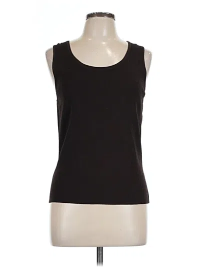 Pre-owned Talbots Sleeveless T-shirt In Black