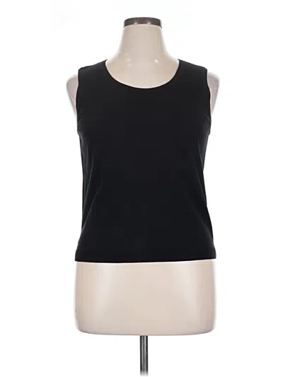 Pre-owned Talbots Sleeveless T-shirt In Black