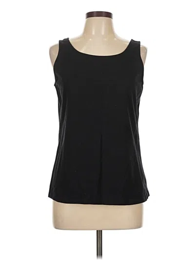 Pre-owned Talbots Sleeveless T-shirt In Black