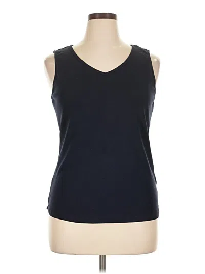 Pre-owned Talbots Sleeveless T-shirt In Black