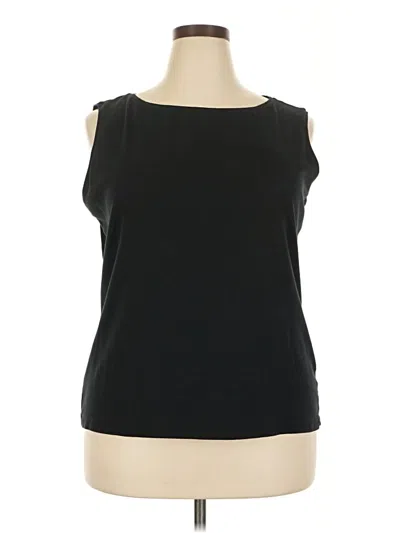 Pre-owned Talbots Sleeveless T-shirt In Black