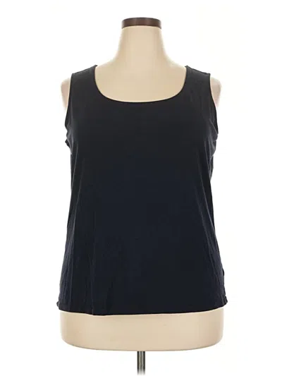 Pre-owned Talbots Sleeveless T-shirt In Black