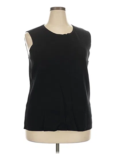 Pre-owned Talbots Sleeveless T-shirt In Black