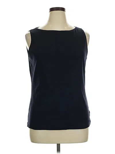 Pre-owned Talbots Sleeveless T-shirt In Black