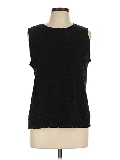 Pre-owned Talbots Sleeveless T-shirt In Black