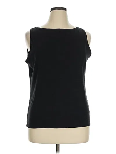 Pre-owned Talbots Sleeveless T-shirt In Black