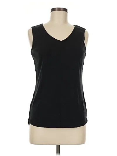Pre-owned Talbots Sleeveless T-shirt In Black