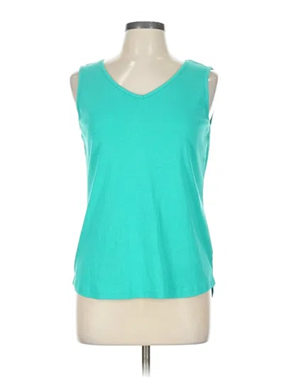 Pre-owned Talbots Sleeveless T-shirt In Blue