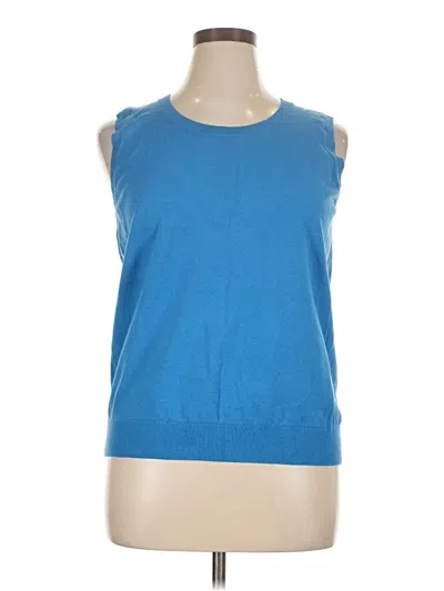 Pre-owned Talbots Sleeveless T-shirt In Blue