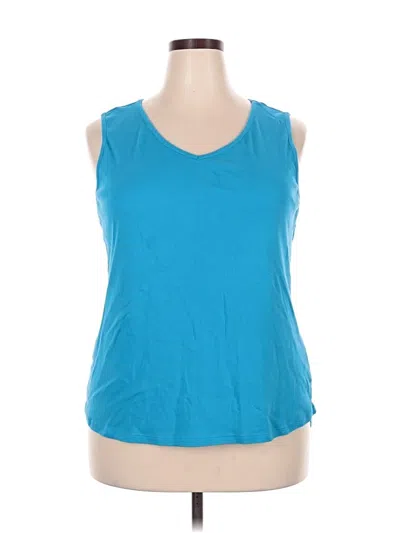 Pre-owned Talbots Sleeveless T-shirt In Blue