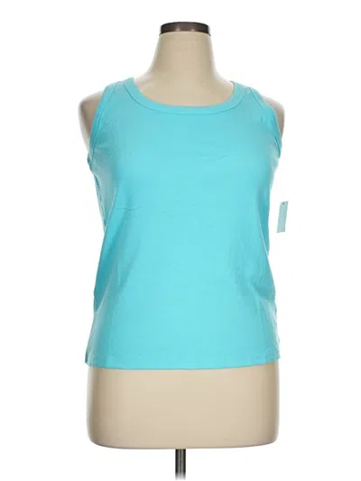 Pre-owned Talbots Sleeveless T-shirt In Blue