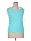 Talbots Sleeveless T-shirt In Blue