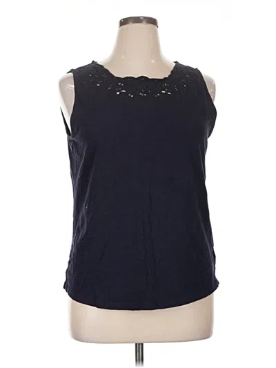 Pre-owned Talbots Sleeveless T-shirt In Blue