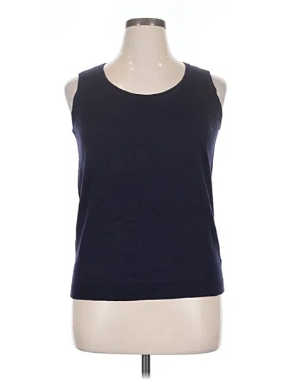 Pre-owned Talbots Sleeveless T-shirt In Blue