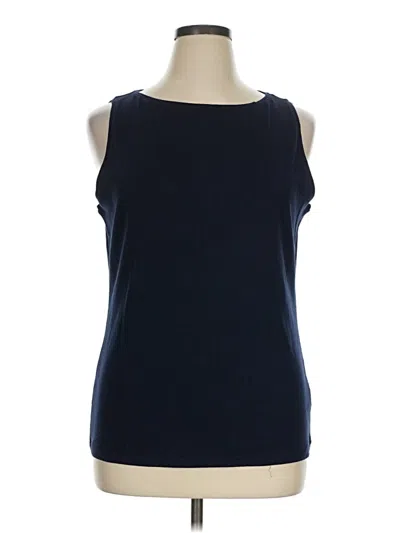 Pre-owned Talbots Sleeveless T-shirt In Blue