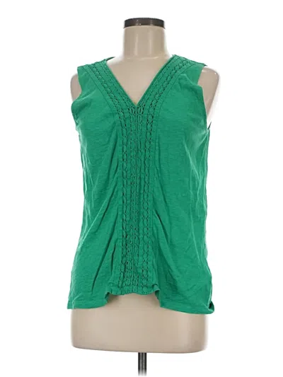 Pre-owned Talbots Sleeveless T-shirt In Green
