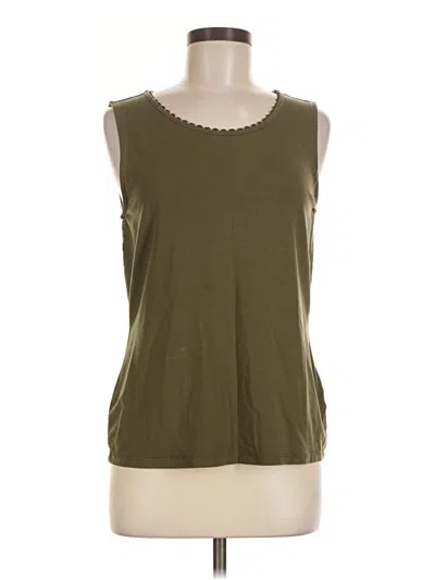 Pre-owned Talbots Sleeveless T-shirt In Green