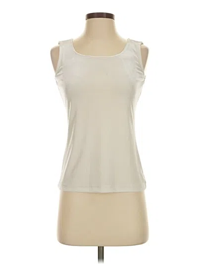 Pre-owned Talbots Sleeveless T-shirt In Ivory