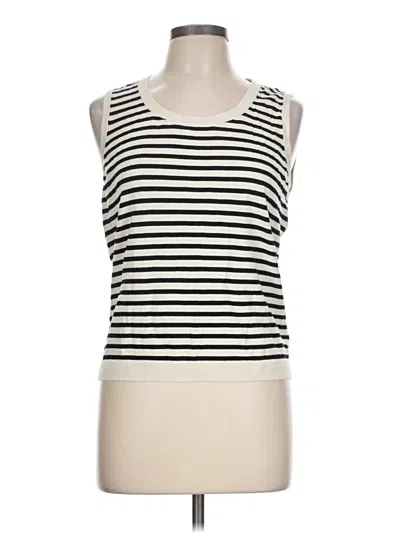 Pre-owned Talbots Sleeveless T-shirt In Ivory