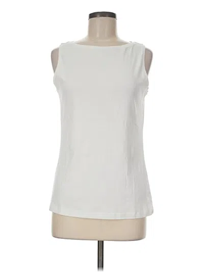 Pre-owned Talbots Sleeveless T-shirt In Ivory