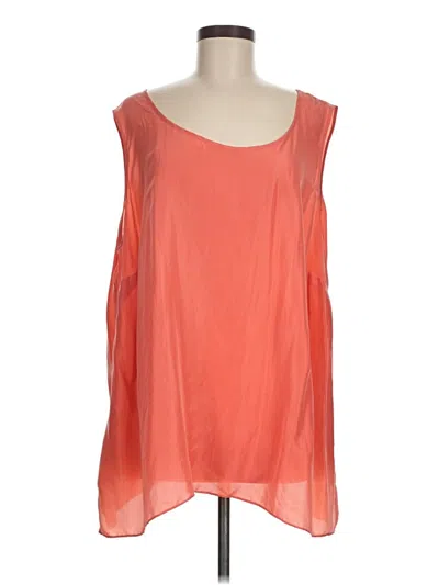 Pre-owned Talbots Sleeveless T-shirt In Orange