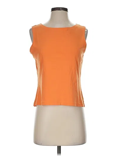 Pre-owned Talbots Sleeveless T-shirt In Orange