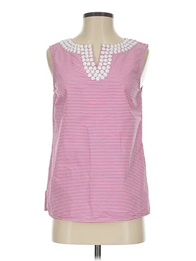 Pre-owned Talbots Sleeveless T-shirt In Pink