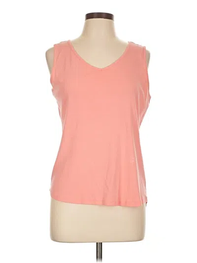 Pre-owned Talbots Sleeveless T-shirt In Pink