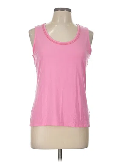 Pre-owned Talbots Sleeveless T-shirt In Pink