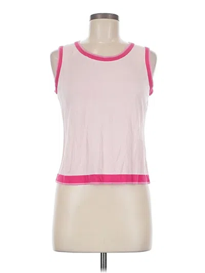 Pre-owned Talbots Sleeveless T-shirt In Pink