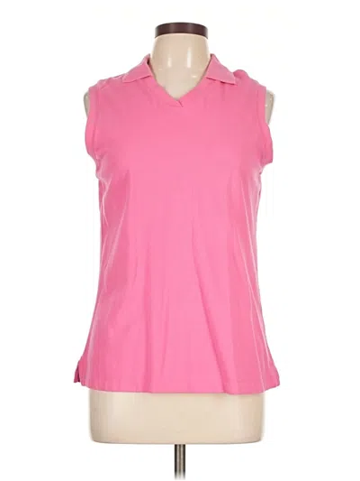Pre-owned Talbots Sleeveless T-shirt In Pink