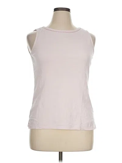 Pre-owned Talbots Sleeveless T-shirt In Pink