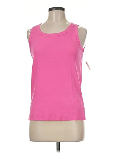 Pre-owned Talbots Sleeveless T-shirt In Pink