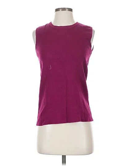 Pre-owned Talbots Sleeveless T-shirt In Purple
