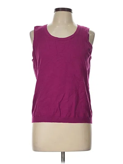 Pre-owned Talbots Sleeveless T-shirt In Purple
