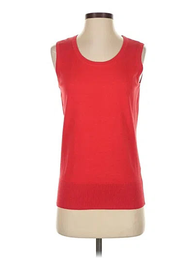 Pre-owned Talbots Sleeveless T-shirt In Red