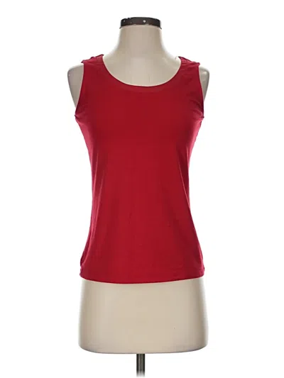 Pre-owned Talbots Sleeveless T-shirt In Red