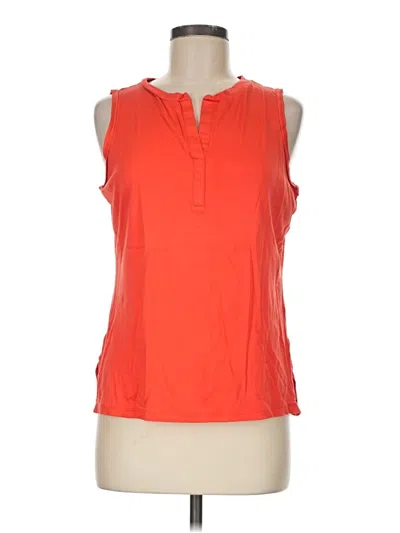 Pre-owned Talbots Sleeveless T-shirt In Red