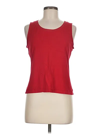 Pre-owned Talbots Sleeveless T-shirt In Red