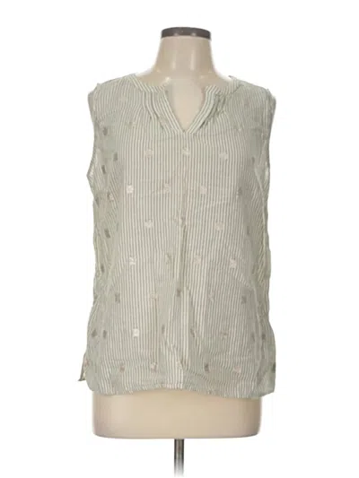 Pre-owned Talbots Sleeveless T-shirt In Silver