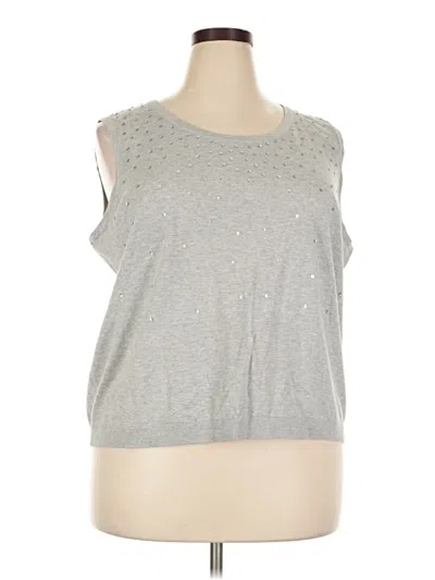Pre-owned Talbots Sleeveless T-shirt In Silver
