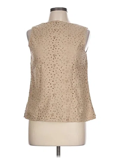 Pre-owned Talbots Sleeveless T-shirt In Tan