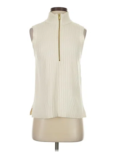 Pre-owned Talbots Sleeveless T-shirt In White