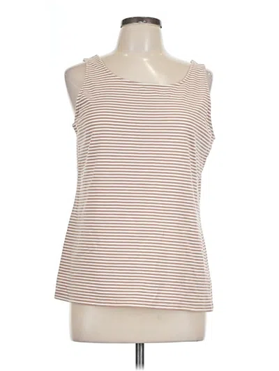 Pre-owned Talbots Sleeveless T-shirt In White