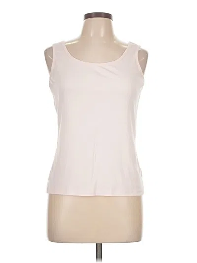 Pre-owned Talbots Sleeveless T-shirt In White