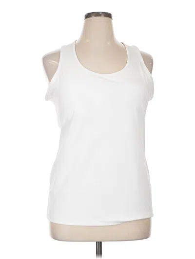 Pre-owned Talbots Sleeveless T-shirt In White