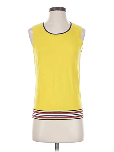 Pre-owned Talbots Sleeveless T-shirt In Yellow